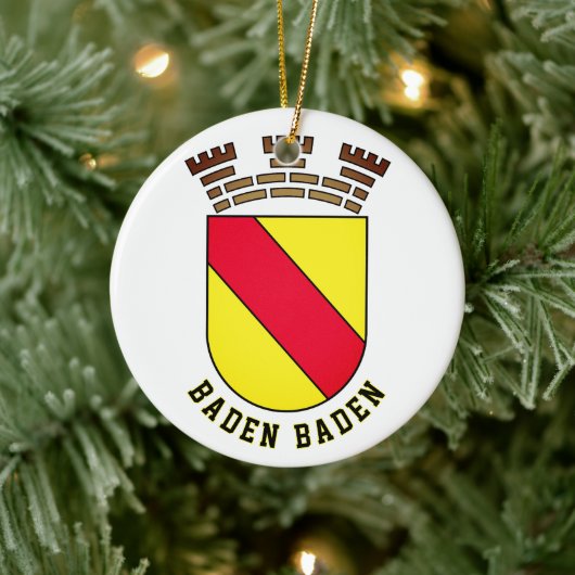 Baden Baden coat of arms - GERMANY セラミックオーナメント (ツリー)