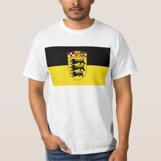 Baden-Württemberg (国家、素晴らしい腕)、ドイツ Tシャツ (正面)
