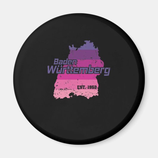 Baden Württemberg Bundesland Deutschland マグネット (正面)
