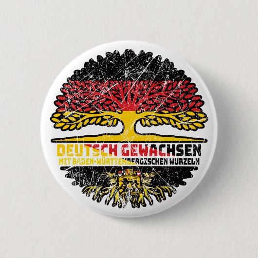 Baden-Württemberg Deutsch Deutschland 缶バッジ (正面)