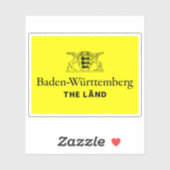 Baden-Wuttemberg，ドイツの公式ロゴ – v2 シール (シート)