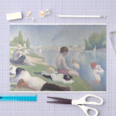 Badende Bathers Seurat Siedenpapier Decoupage 薄葉紙 (クラフト)
