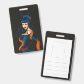 Badge バッジ (正面＆裏面)