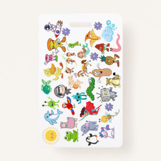 Badge Accessory (Cartoons & Food)  バッジ