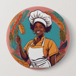 badge afro 缶バッジ