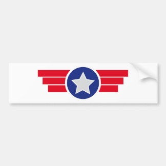 Badge Airborne Luftfahrt Military バンパーステッカー