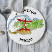 Badge, Amazigh, berbère, kabyle, Algérie, Makouda, 缶バッジ (インサイチュ)