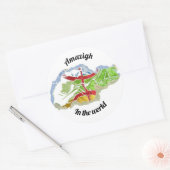 Badge autocolant ラウンドシール (封筒)