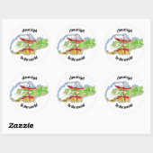 Badge autocolant ラウンドシール (シート)