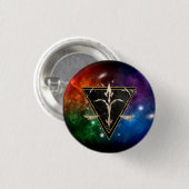 Badge Balance Zodiaque Cadeau Astrologie 缶バッジ (正面&裏面)