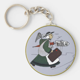 badge bécassine bretagne キーホルダー