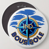 Badge Boussole IND 缶バッジ (正面&裏面)