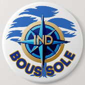 Badge Boussole IND 缶バッジ (正面)