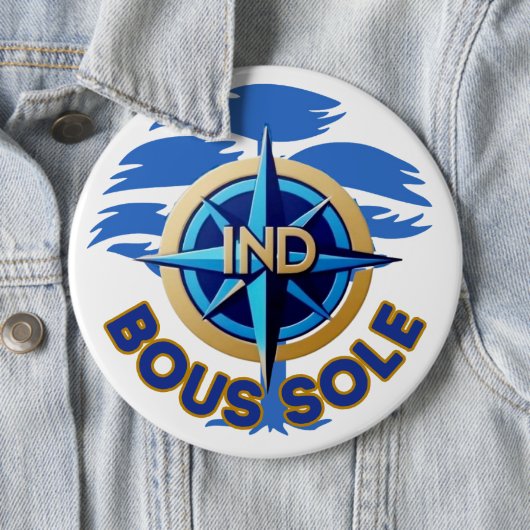 Badge Boussole IND 缶バッジ (インサイチュ)