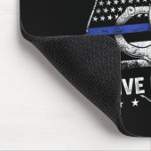 Badge Bunnies Love My Cuffs Funny Lice Humor  マウスパッド (コーナー)