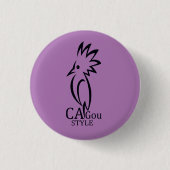 Badge Cagou Style 缶バッジ (正面)