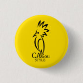 Badge Cagou Style 缶バッジ (正面)