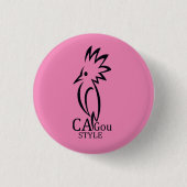Badge Cagou Style 缶バッジ (正面)