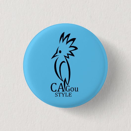 Badge Cagou Style 缶バッジ (正面)