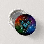 Badge Cancer Zodiaque Cadeau Astrologie 缶バッジ (正面&裏面)