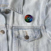 Badge Cancer Zodiaque Cadeau Astrologie 缶バッジ (インサイチュ)