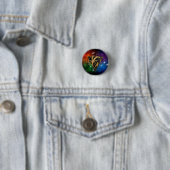 Badge Capricorne Zodiaque Cadeau Astrologie 缶バッジ (インサイチュ)