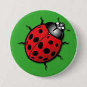 Badge , coccinelle 缶バッジ (正面)