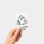 Badge Credit Card Sized Phase Calculator バッジ (手持ち)