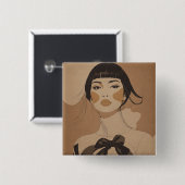 Badge Design 缶バッジ (正面&裏面)