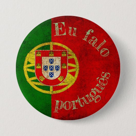 Badge drapeau eu falo português 缶バッジ (正面)