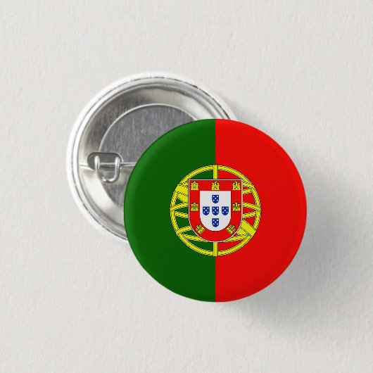 Badge Drapeau Portugal 缶バッジ (正面&裏面)
