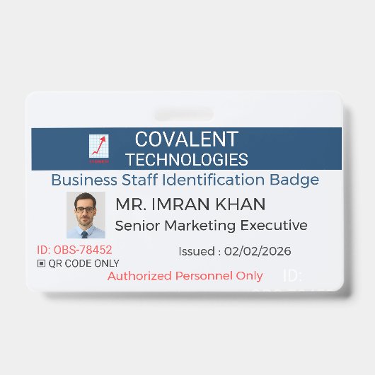 Badge Entreprise|Professionnel|Business|CustOffice バッジ (正面)
