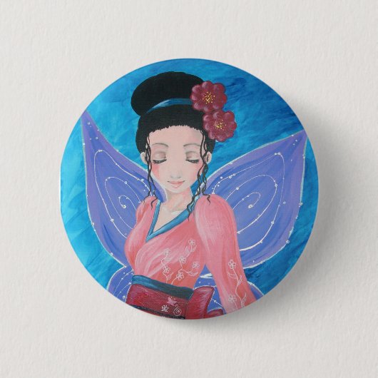 Badge - Fairy kimono 缶バッジ (正面)