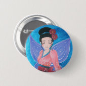 Badge - Fairy kimono 缶バッジ (正面&裏面)