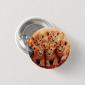 Badge - Five Lion Cubs 缶バッジ (正面&裏面)
