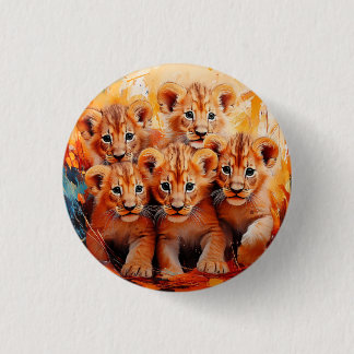 Badge - Five Lion Cubs 缶バッジ