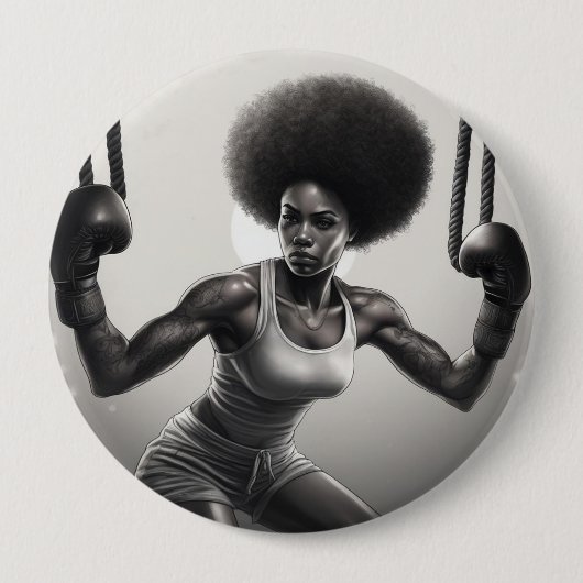 badge girl boss 缶バッジ (正面)