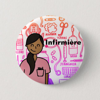 Badge Infirmière 缶バッジ