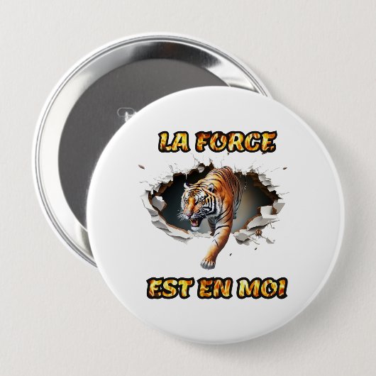 Badge La Force est en moi 缶バッジ (正面&裏面)