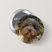badge lagotto-romagnolo 缶バッジ (正面&裏面)