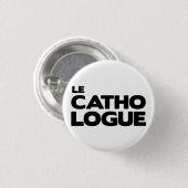 Badge "Le Cathologue" 缶バッジ (正面&裏面)