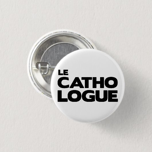 Badge "Le Cathologue" 缶バッジ (正面&裏面)