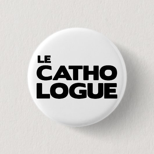 Badge "Le Cathologue" 缶バッジ (正面)