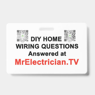 BADGE - MrElectrician.TVの住宅配線に関する質問 バッジ