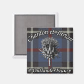 Badge Outlander France マグネット (正面/裏面)
