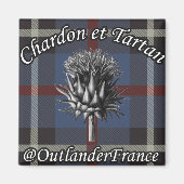 Badge Outlander France マグネット (正面)