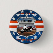 Badge PassionRider 缶バッジ (正面)