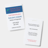 Badge Professionnel, Business Badge | Pro バッジ (正面＆裏面)