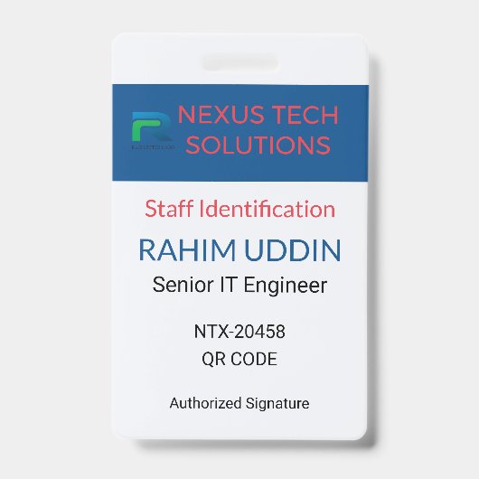 Badge Professionnel, Business Badge | Pro バッジ (正面)