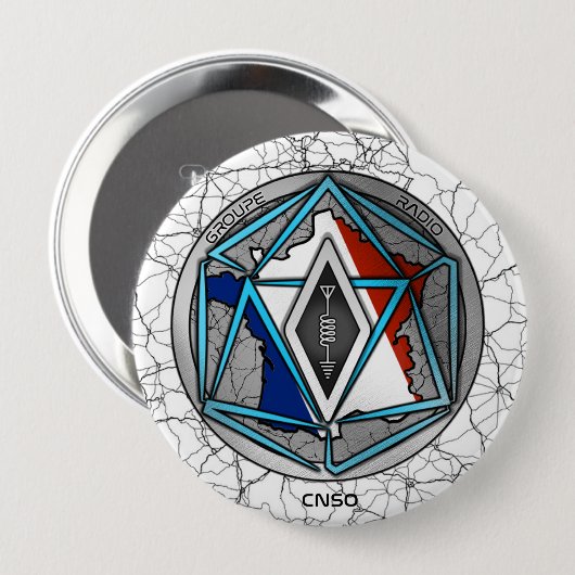 BADGE RADIO 缶バッジ (正面&裏面)